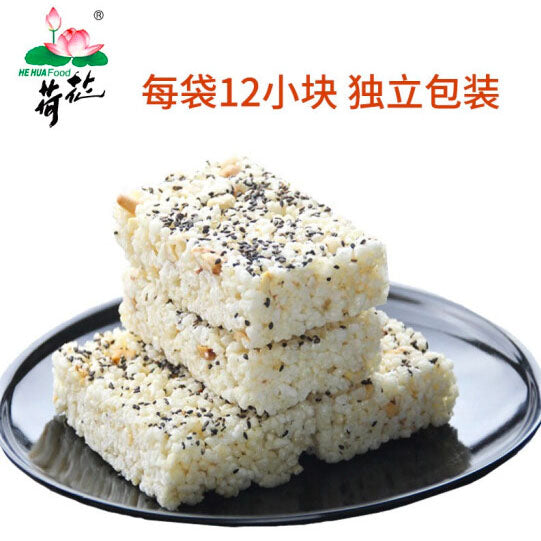 【荷花牌】江津油酥米花糖600g/袋（含12小袋） 重庆老字号 传统甜味 童年的味道