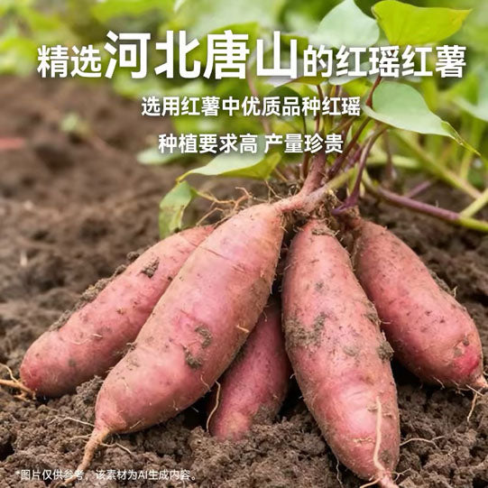 【粒上皇】红瑶蜜薯干200g/袋 精选河北唐山的红瑶红薯 3斤鲜薯≈1斤蜜薯干