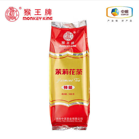 【猴王牌】特级 茉莉花茶100g*2袋 央企品质 国货经典 香浓纯美