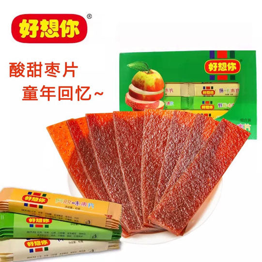 【好想你】红枣片360g/盒（100片）3口味混装 阿胶味+原味+野酸味