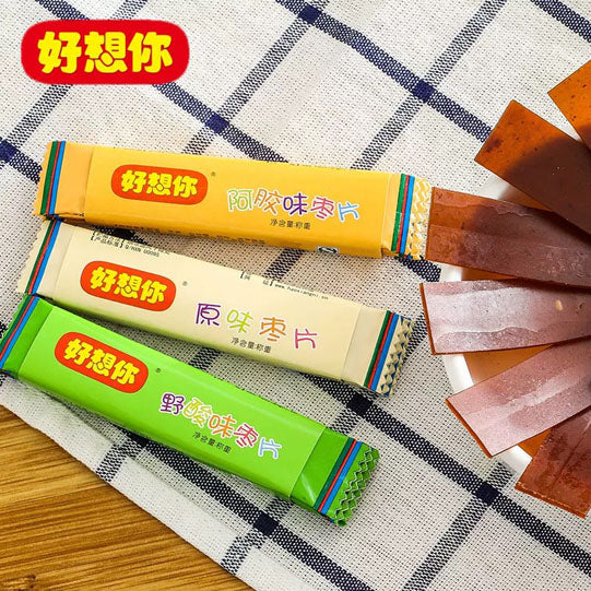 【好想你】红枣片360g/盒（100片）3口味混装 阿胶味+原味+野酸味