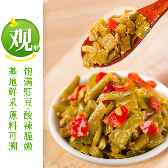 【吉香居】红油/麻辣/脆口 豇豆80g*4袋 开袋即食 佐粥下饭 配馒头搭面条