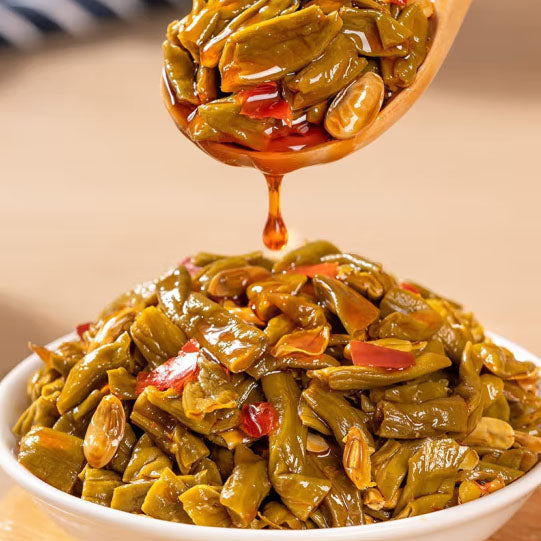 【吉香居】红油/麻辣/脆口 豇豆80g*4袋 开袋即食 佐粥下饭 配馒头搭面条