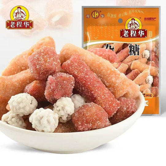 【老程华】杂糖140g*2袋 老式江米条 买就送盛耳冻干桂圆银耳羹15g*1袋！