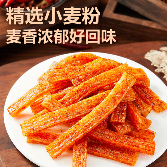 【良品铺子】大面筋95g*6袋（每袋12根，共72根）根根有料 辣汁入味有食欲