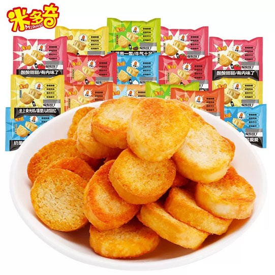 【米多奇】爆脆馍丁760g/箱（约39包）有7种口味 一口一个 麦香浓 易吸收