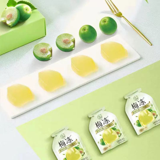 【溜溜梅】天然梅冻120g*3袋（每袋6个，独立包装，共18个）青梅、百香果等5口味可选