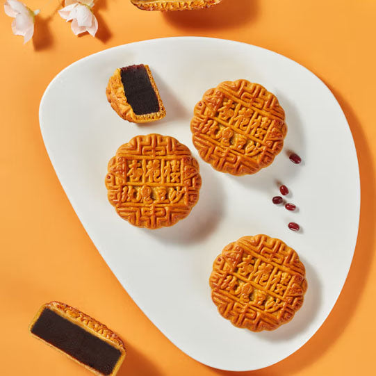 【杏花楼】玫瑰豆沙月饼100g*8枚 中华老字号 始于1851年