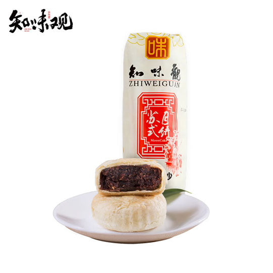【知味观】玫瑰豆沙 苏式月饼360g/筒（8只装）中国名饼
