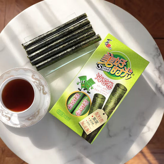【美好时光】海苔卷26.5g*2盒（每盒9支，共18支）20年国民品牌