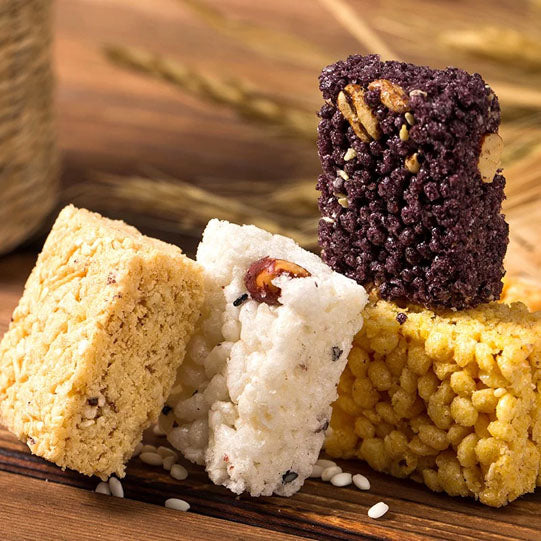 【蒲议】五谷酥300g/袋（31块，独立小包装）蛋苕酥+黑米酥+玉米酥+米花酥4味混合