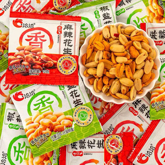 【洽洽】麻辣花生12g*20包 配啤酒 配咖啡 还有椒盐味可选
