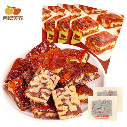 【西域美农】美仁派150g*2袋（每袋7个，独立包装，共14个）软糯营养 红枣夹核桃仁