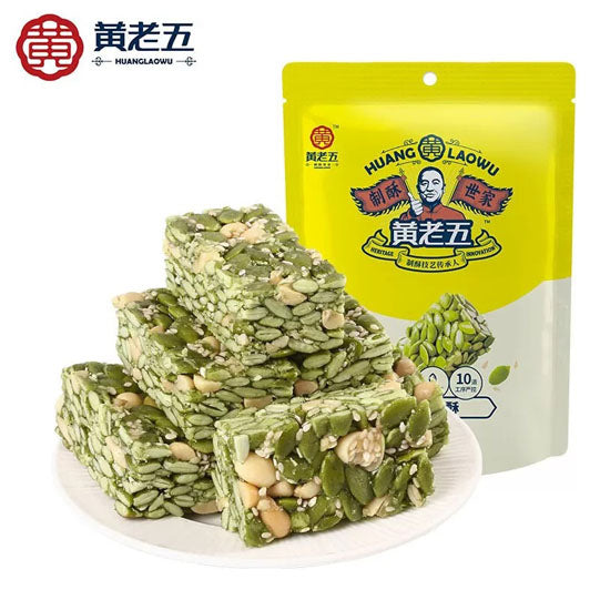 【黄老五】南瓜仁酥506g/袋（约50包）饿了来一根 随时补充锌能量