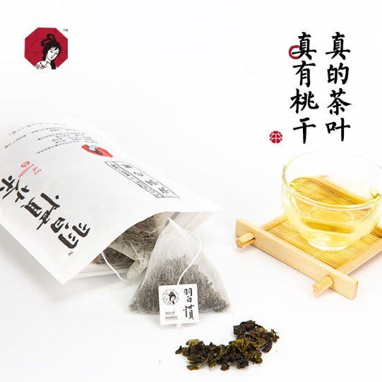 【茶颜悦色】桃花坞·习惯茶17.5g*2袋（每袋7枚茶包，共14枚）蜜桃乌龙茶