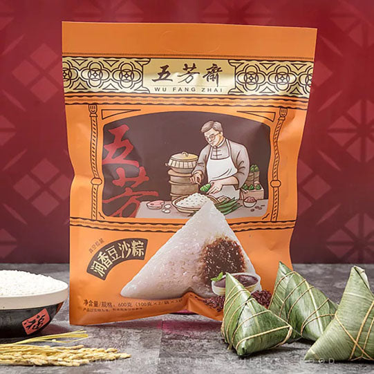 【五芳斋】润香豆沙粽100g*6只 手作之美 百年粽香