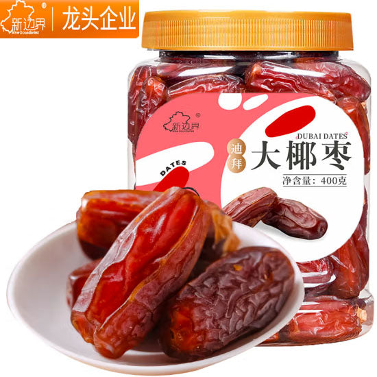 【新边界】迪拜大椰枣400g/罐 阿联酋原产地 香甜软糯高果糖