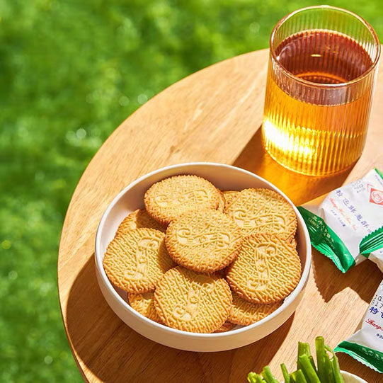 【三牛】特色鲜葱酥370g/袋（18包，每包3块饼干，共54块）散装称重 始于1998年 上海特色