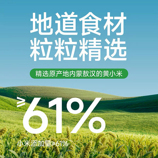 【张小米】小米锅巴200g/袋（约140片）精选内蒙敖汉的黄小米 低GI认证