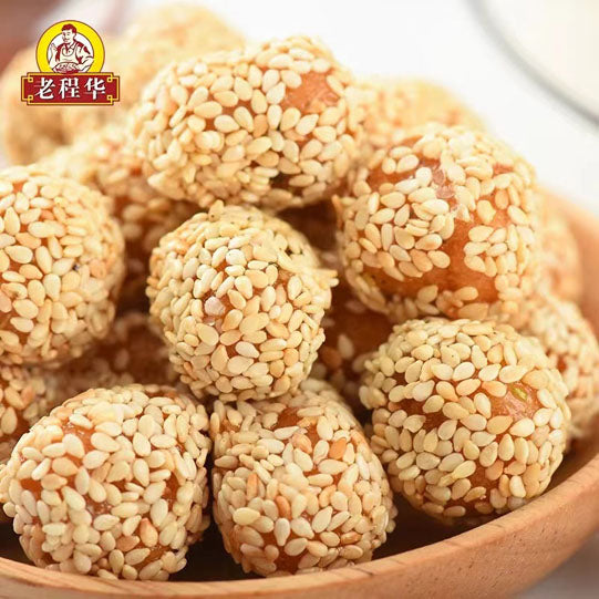 【老程华】香酥麻元140g*2袋 裹满芝麻 香脆可口