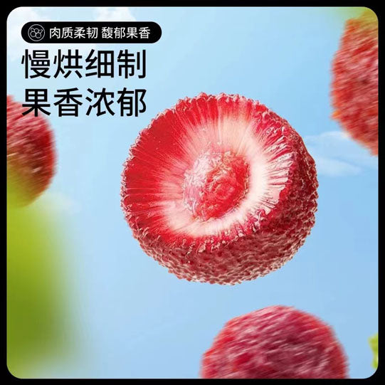 【三只松鼠】量贩装 杨梅干500g/袋（内含约70小包）肉厚核小 甜润多汁