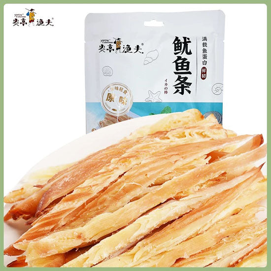 【炎亭渔夫】鱿鱼条30g/袋（约10条）深海原味 肉质醇厚 即食海鲜零食