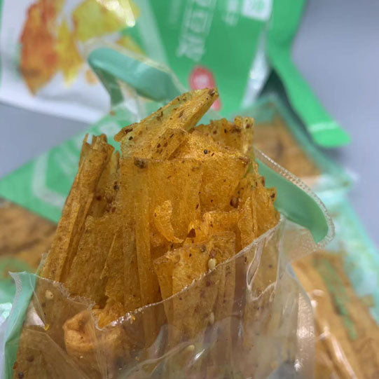 【良品铺子】鹰嘴豆豆皮60g*4袋（每袋4小包，共16小包）源自新疆木垒 高膳食纤维 香辣过瘾