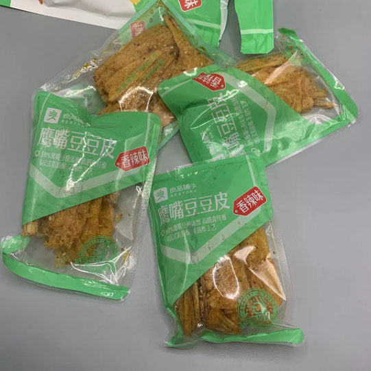 【良品铺子】鹰嘴豆豆皮60g*4袋（每袋4小包，共16小包）源自新疆木垒 高膳食纤维 香辣过瘾