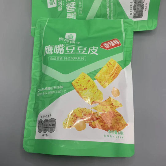 【良品铺子】鹰嘴豆豆皮60g*4袋（每袋4小包，共16小包）源自新疆木垒 高膳食纤维 香辣过瘾
