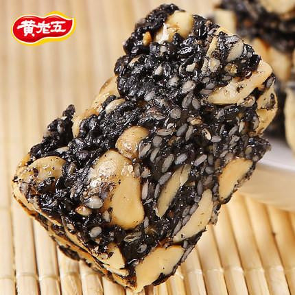 【黄老五】黑芝麻酥188g/袋（约19小袋） 拒绝添加 以黑养黑 孕妇可食