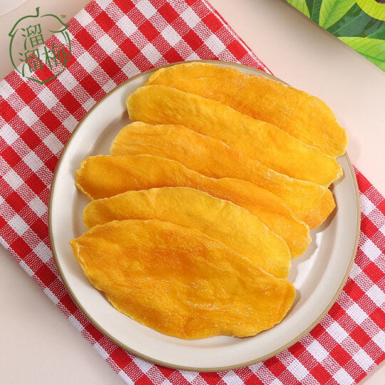 【溜溜梅】芒果干100g*3袋 鲜采东南亚芒果 只取肉厚部分 片片精华 杨幂推荐
