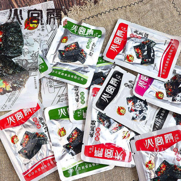 【火宫殿】臭豆腐108g*2袋 中华老字号 香辣/蒜香/孜然/麻辣 4味可选