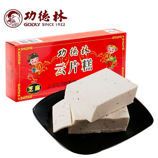 【功德林】云片糕200g*2袋 上海特产步步糕 香甜细软 老少皆宜 双味任选