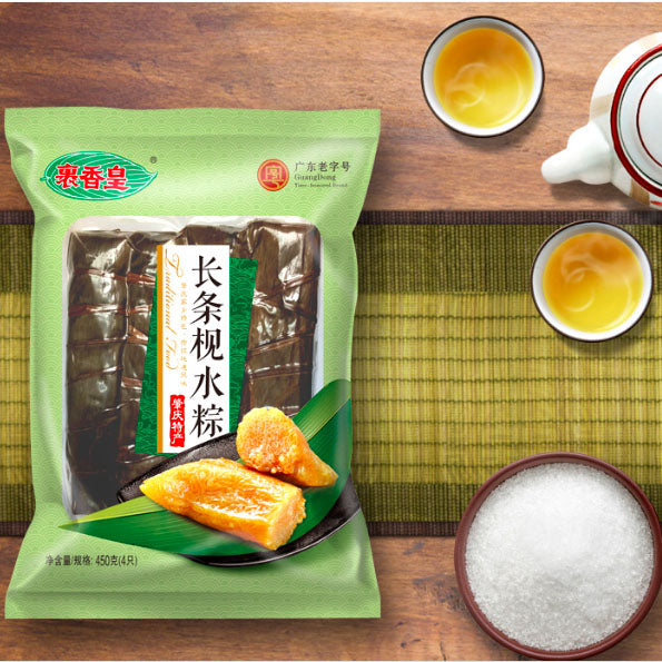 【裹香皇】长条枧水粽450g/袋（内含4条）无馅素粽 原汁原味 清爽不腻