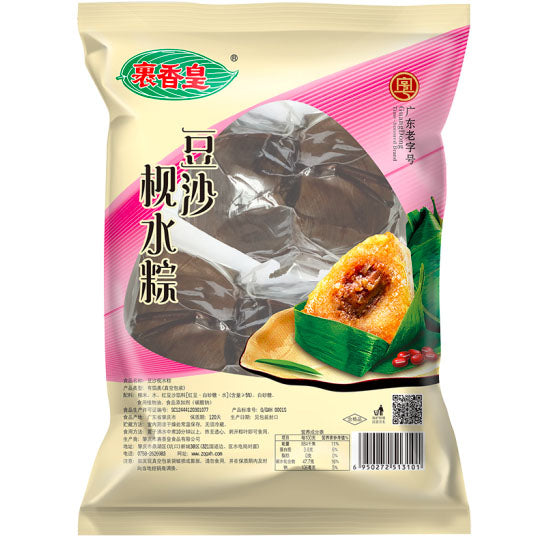 【裹香皇】真空包装豆沙枧水粽450g/包（4只装）广东老字号灰水裹蒸粽