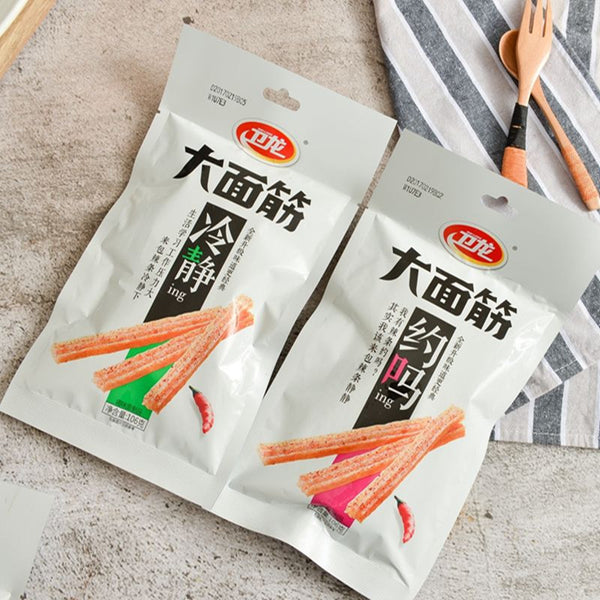 【卫龙】大面筋106g*5袋 全新升级款大辣条