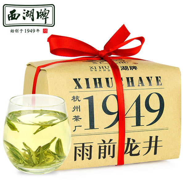 【西湖牌】雨前老茶树龙井茶200g/包 百年老茶树自然生长 不修不剪 很好地汲取了山川雨露精华