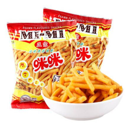 【咪咪】咪咪虾条20g*12袋 儿时的味道 还是那么好吃 正宗马来西亚风味