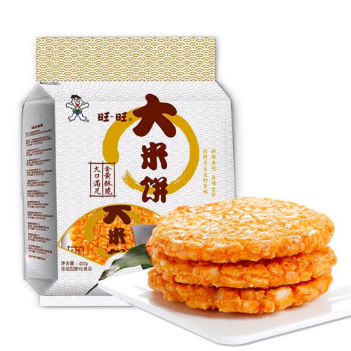 【旺旺】大米饼400g/袋（约14小袋）办公室零食 下午茶饼干