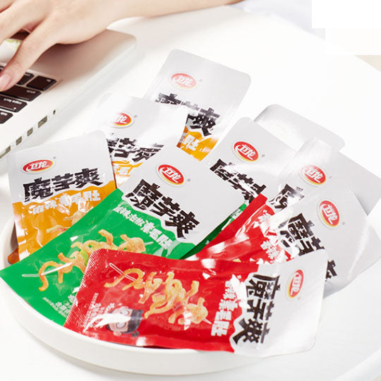 【卫龙】魔芋爽辣条180g*2袋（每袋约12小包）麻辣/香辣/酸辣 3种口味可选