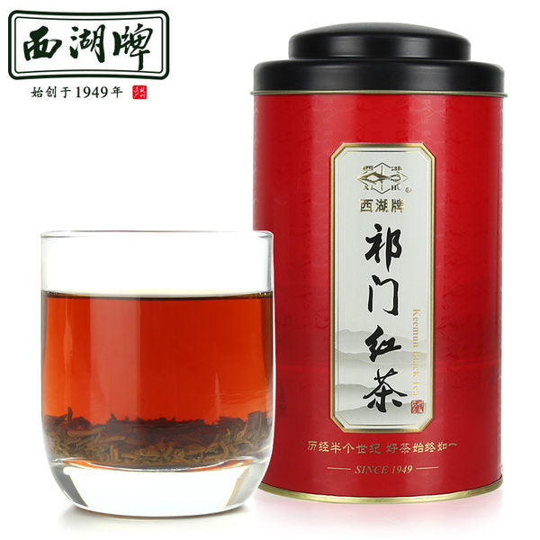 【西湖牌】特级 祁门红茶150g/罐 经典罐茶叶 发酵后的茶 茶汤红亮剔透 好暖胃
