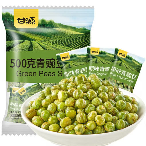 【甘源牌】青豌豆500g/袋（内含约37小袋）原味 小豆果 大趣味