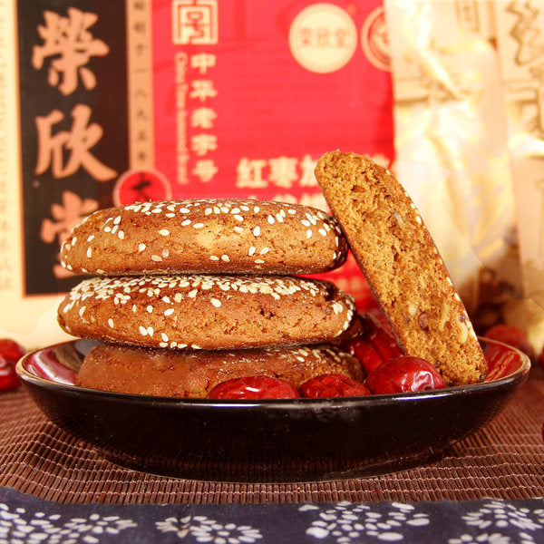 【荣欣堂】红枣味 太谷饼1400g（70g*20个） 始创于1895年的百年老字号