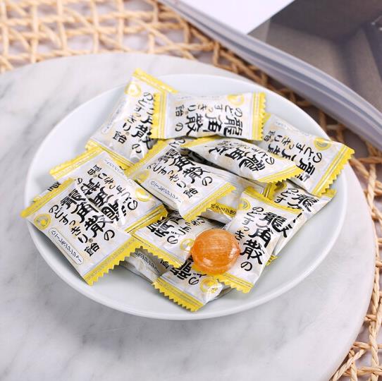【龙角散】日本原装进口 蜂蜜柠檬润喉糖70g/袋 日常护嗓 清新口气