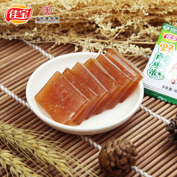 【佳宝】野酸枣糕500g/袋（内含约65小块）酸甜软糯 广东老字号