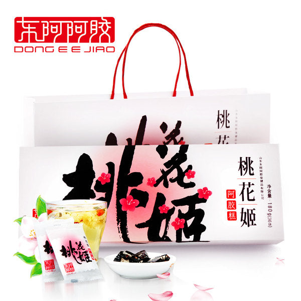 【东阿阿胶】桃花姬阿胶糕180g/盒（36块装）要美丽 除了用化妆品 还可以吃桃花姬