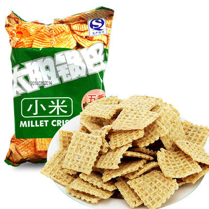 【太阳锅巴】五香味 小米锅巴50g*5袋（每袋约46片，共230片）