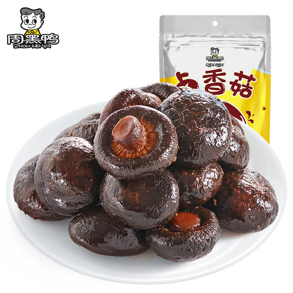 【周黑鸭】颗粒装 卤香菇128g/袋 健康零食 独立小包装