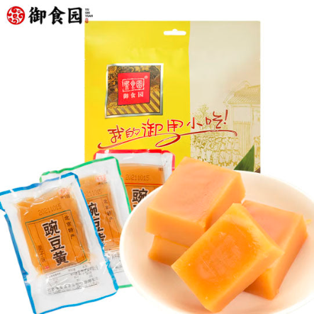 【御食园】豌豆黄500g/袋（内含9块）北京特产 板栗/莲子/菊花/绿豆4口味混装