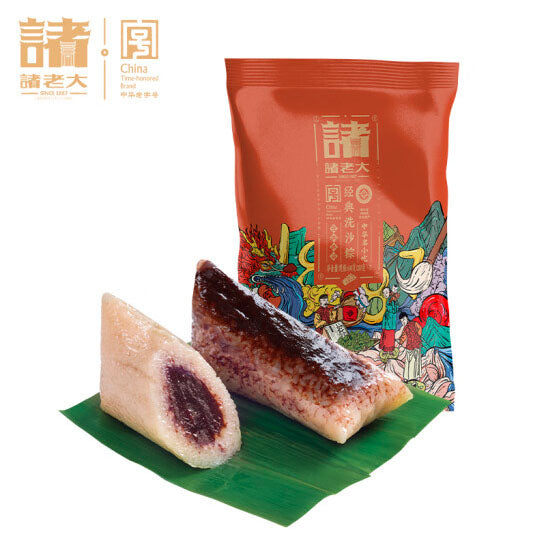 【诸老大】经典洗沙粽1200g/袋（100g*12只）大品牌 Since 1887 红豆沙粽 美国包邮！